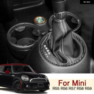 BMW カーギアパネル ウォーターカップリング 装飾 カバー カーボン ステッカー MINI ONE COOPER S R55 R56 R57 R58 R59 インテリア