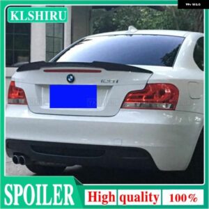BMW E82 M4 スタイル ABS 素材スタイリングリアトランク ウイング リップスポイラー 1シリーズ クーペ 2ドア E82 2007-2013