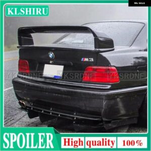 BMW E36 M3 スポイラー 1990-2000 ABS プラスチック 未塗装プライマーカラーリアトランク ブーツ ウイング リップスポイラー カーアクセサリー