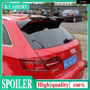 アウディ A3 S3 S ライン 8V ハッチバック 5ドア 2014-2018 ABS プラスチック リアルーフスポイラー トランク ウイング ブーツ カバー アクセサリー
