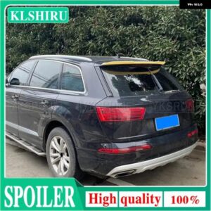アウディ Q7 2016-19-2021 カーボン素材リアスポイラー ウイング トランク リッドカバー カースタイリング