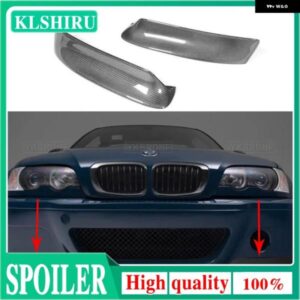 BMW ペアフロントバンパー スプリッターディフューザースポイラー スプリッターリップガードリップ E46 1999-2006 2001 M3 カーボン CSL スタイル