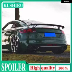 アウディ カーボン/FRP ブラックリアトランク スポイラー ブーツ リップウイング TT 8J TTS A5 A6 A7 すべて 2008-2011 カースタイリング