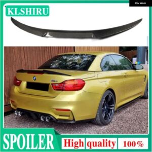 BMW M4 スタイルカーボンリアルーフスポイラー トランク リップウイング F33 コンバーチブル 4シリーズ 420I 428I 435I F83 M4 2014 2015 2016 UP