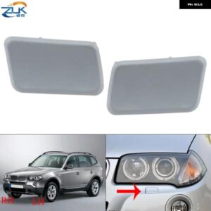 BMW フロント ヘッドライト ウォッシャーノズルカバー 未塗装キャップシェル X3 E83 LCI 2003-2010 M 空力キット