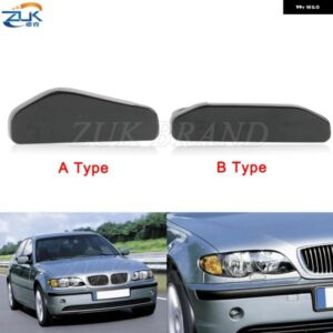 BMW ヘッドランプ ウォッシャーノズルカバー ヘッドライト ウォータースプレージェットキャップ蓋 3シリーズ E46 316 318 320 323 325 328 330 M3 未塗装