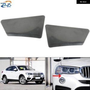 BMW 2個 左右 ヘッドライト ウォッシャーノズルカバー スプレーケースキャップ X4 F26 20 28 30 35 2014-2018 X ライン M パッケージ