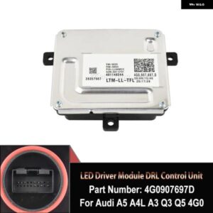 アウディ ヘッドライト コントローラー OEM 4G0907697D 28297178 LED ドライバーモジュール DRL コントロール ユニット A5 A4L A3 Q3 Q5 4G0.907.697.D