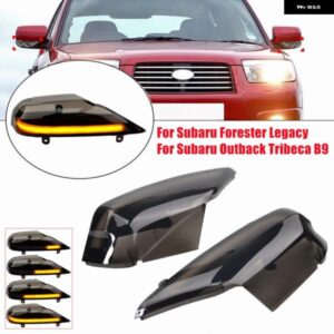 スバル 2個 フォレスターレガシィアウトバック 2003-2006 2007 2008 LED ダイナミック ウィンカー ライトバックミラー ラン