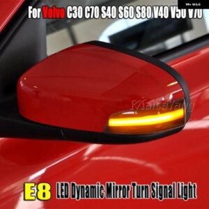 ボルボ S40 S60 S80 C30 V50 V70 ダイナミック ウィンカー ライト LED バックミラー サイドミラー シーケンシャルウインカー インジケータランプ