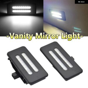 BMW 1ペア LED インテリア サンバイザー バニティミラー ランプ読書灯 X5 E70 X3 F25 E90 E91 E92 E60 E61 X6 E71 E72 X1 E84