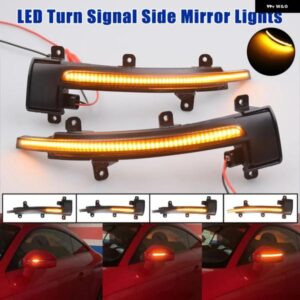 アウディ TT MK2 8J TTS R8 2007-2014 サイドウイング ミラー LED ダイナミックウインカー シーケンシャルウインカー インジケーター 2008 2009 2010 TTRS