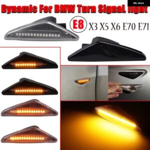 BMW LED ダイナミック サイドマーカー ウィンカー ウインカー 流水ウインカー フラッシュライト X3 F25 X5 E70 X6 E71 E72 2008-2014