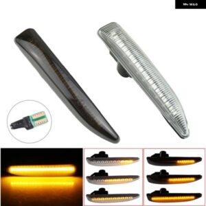 BMW E65 E66 E67 2001-2008 サイドマーカー LED ウィンカー ライトインジケーターリピーターシーケンシャルランプウインカー