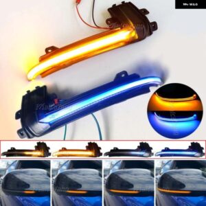 アウディ 2X ダイナミック スクロール LED ウィンカー ライト シーケンシャル バックミラー インジケーター ウインカー ライト A4 A5 B8 B8.5 A3 8P Q3 A6C6