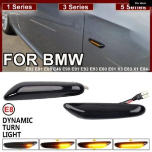 BMW LED ダイナミック サイドマーカー ウィンカー ライトインジケーターウインカー リピーターランプ E90 E91 E92 E60 E87 E82 E46
