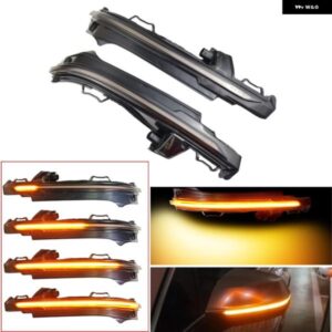 アウディ 2個 LED ダイナミック ウィンカー ウインカー シーケンシャルサイドミラー インジケーターライトランプ Q5 年度 2018 2019 Q7 4M 2016 - 2018
