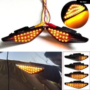 BMW 2個 LED サイドマーカー ライト E70 X5 F25 X3 E71 X6 2008-2014 ダイナミック ウィンカー シーケンシャルランプ 63137171007 63137171008