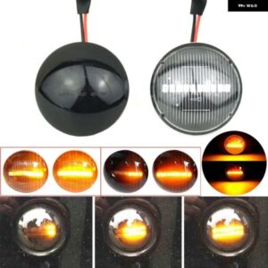 ランドローバー 2個 ダイナミック LED ウインカー サイドマーカー ライト レンジローバー L322 2002-2012 リピーターシーケンシャルフラッシャーウインカー