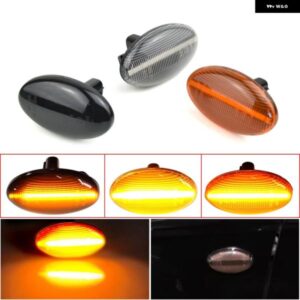 スバル 1ペア 点滅ダイナミック LED サイドマーカー ウィンカー ライト リバティ 2000-2003 フォレスター インプレッサ WRX S