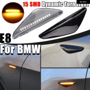 BMW 2個 スモークダイナミック流れる LED サイドマーカー 信号灯 X5 E70 X6 E71 E72 X3 F25 シーケンシャルウインカー ランプ