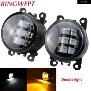 ランドローバー 1ペア LED フォグライト フロントバンパー フォグランプ DRL 12V ディスカバリー 4 レンジローバースポーツ L320 フェイスリフト 2010-2013