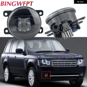 ランドローバー 2X LED フォグライト フロントバンパー レンズ フォグランプ DRL H11 12V レンジローバー III L322 2010 2011 2012