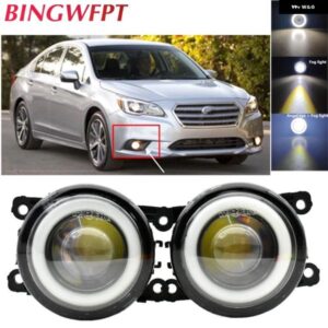 スバル 1ペア カーアクセサリー H11 LED フォグランプ エンジェルアイ レガシィ 2.5L H4 2010-2012 フォレスター 201