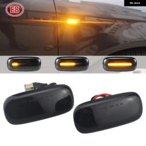 アウディ A2 A3 8L A4 B5 A6 4B C5 A8 4D TT 8N LED ダイナミック サイドマーカー ウィンカー ライト移動シーケンシャルウインカー ライト 2個