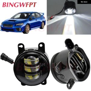 スバル 2ピース /ペア LED フォグランプ フォレスター WRX STI BRZ XV レガシィ ジャスティ アウトバック インプレッサ レ