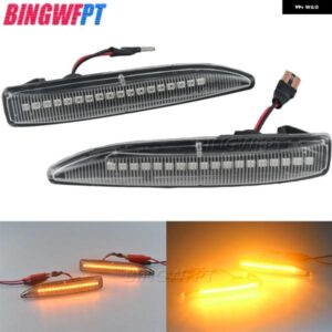 BMW 2個 フェンダー サイドマーカー リピーターライトダイナミック LED ウィンカー ランプ 63137164757 7シリーズ E65/E66/E67/E68 2001-2008