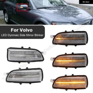 ボルボ 2X S40 S60 S80 C30 C70 V40 V50 V70 サイドミラー インジケーターダイナミック LED ウィンカー ライトウインカー