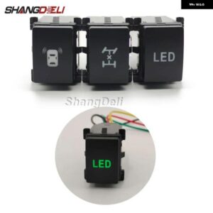 スバル フォレスター SK 2019-21 インテリア LED ライトスイッチ ミドルデフロックオンオフプッシュボタン レーダー パーキングスイ