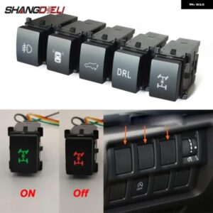 スバル フォレスター SK 2019-21 インテリア LED ライトスイッチ ミドルデフロック電源オンオフトランク レーダー プッシュボタン