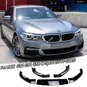 BMW 5シリーズ G30 G31 G38 520I 530I 540I M550I M スポーツ M パフォーマンス フロントバンパー リップスポイラー フロントリップカバー ガード 2017-2020