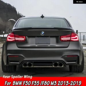 BMW F30 F35 F30 F35 F80 M3 2012-2019 3シリーズ セダン M4 パフォーマンススタイルリアスポイラー スプリッターウィングリアルーフスポイラー