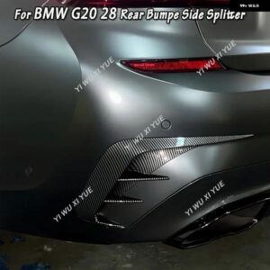 BMW G20 G28 M スポーツ 318I 320I 330I 2019-2022 リアバンパー サイドカバー スポイラー カナード ステッカー