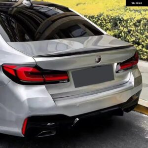 BMW G30 F90 M5 525I 530I 540I 550I 520D 530D 2016-2023 MP スタイルリアブーツ リップスポイラー リアトランク ルーフリップスポイラー 蓋