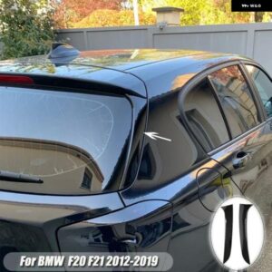 BMW 2個 リアウィンドウサイドスポイラー ウイング リアサイドスポイラー スプリッターカナード ステッカー F20 F21 116D 120I 2012-2019