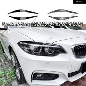 BMW F22 F23 F87 M2 220I M235I M240I 2シリーズ 2014-2022 ヘッドライト アイブロウ カバー トリム ABS ステッカー