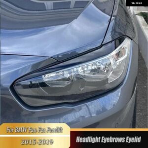 BMW F20 F21 フェイスリフト 116I 118I 120I 2015-2019 邪悪な ヘッドライト アイブロウ フロントランプライトアイブロウ ステッカー チューニング