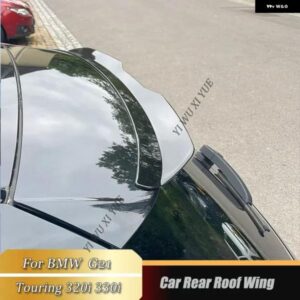 BMW 3シリーズ G21 ツーリング 320I 330I M340I リアウイング スポイラー リアルーフリップキャップスポイラー ウイング ABS テールウイング