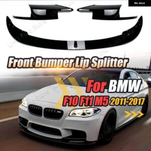 BMW F10 F11 M5 2011-2017 フロントバンパー スプリッターリップスポイラー ディフューザーガードサイドスプリッターカバー リップ フォグランプ エアベント