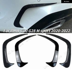 BMW 3シリーズ G20 G28 318I 320I 330I 325I M スポーツ 2020 2021 2022 チューニング車リアサイドカナードバンパー スプリッターディフューザーカバー