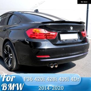 BMW リアトランク スポイラー F36 4シリーズ 4ドア グランクーペ M4 スタイル 420I 428I 435I 2014-2020 ルーフウイング カーボンルック