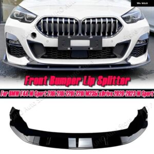 BMW 2シリーズ F44 M スポーツ 216I 218I 220I 228I M235I XDRIVE 2020-2023 フロントバンパー リップスプリッタースポイルスポイラー ABS ブラック装飾