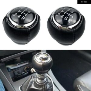 スバル 車 MT 5/6スピード レザーギアスティックシフター レバー シフトノブ レガシィアウトバックフォレスターインプレッサ STI WRX
