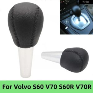 ボルボ 自動 AYTO 車スタイリングギア シフトノブ 革レバーシフター ハンドボール S60 V70 S60R V70R インテリア アクセサリー