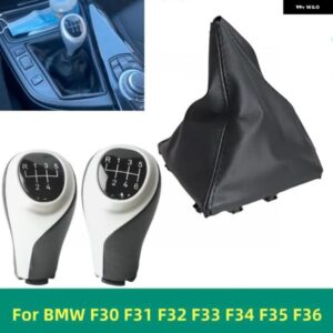 BMW 5/6スピード LHD マニュアル ギア シフトノブ ゲートルブーツ カバー ケース 3シリーズ F30 F31 F32 F33 F34 F35 F36 カースタイリングアクセサリー