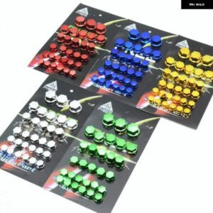 BMW 30ピース /セット クロームメッキ プラスチック オートバイ ネジナットカバー キャップナットボルト装飾 ヤマハ カワサキ ホンダ KTM